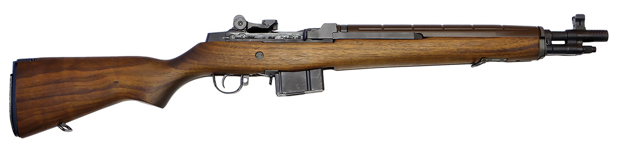 Springfield Armory M1A “Tanker” model has an integral muzzle brake on its 16.25-inch barrel.